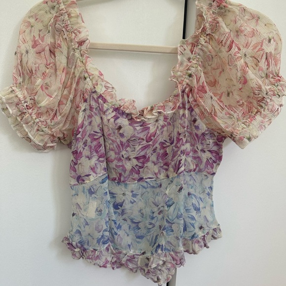 LOVESHACKFANCY BRYANT TOP SIZE 4 - Picture 4 of 5